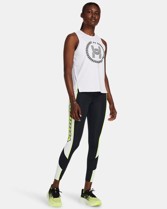Women's UA Launch Elite Tank in White image number 2